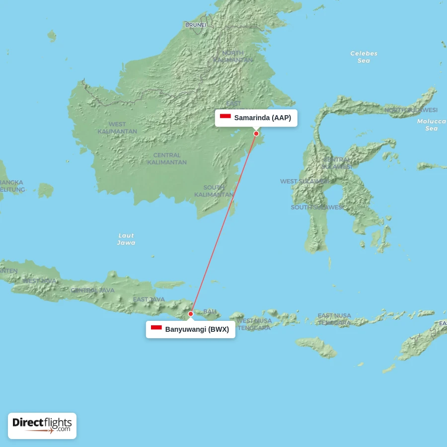 BWX - AAP route map