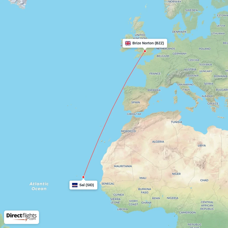 BZZ - SID route map
