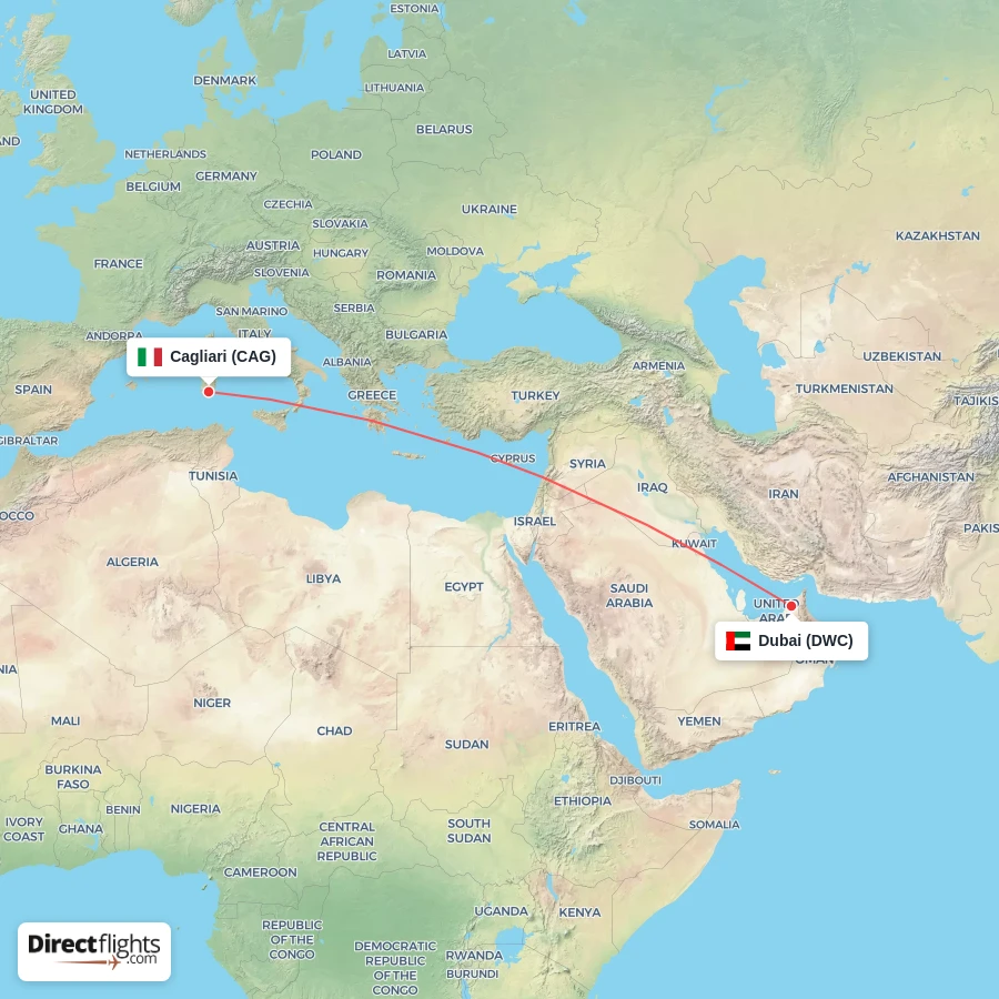 CAG - DWC route map