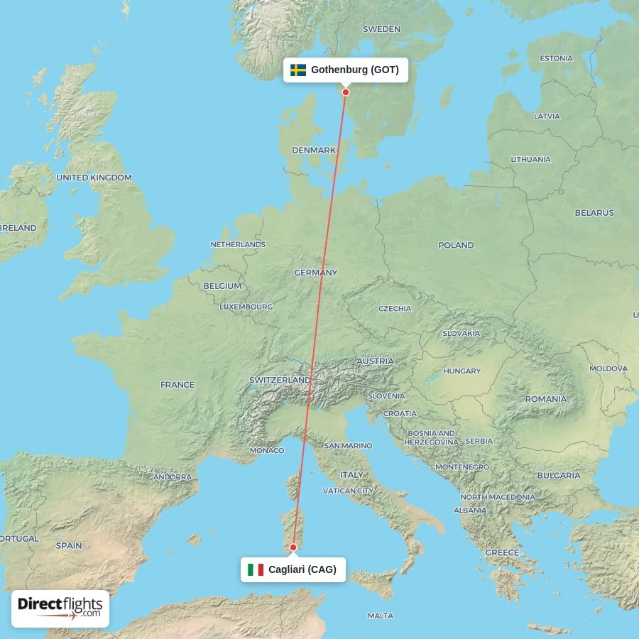 CAG - GOT route map