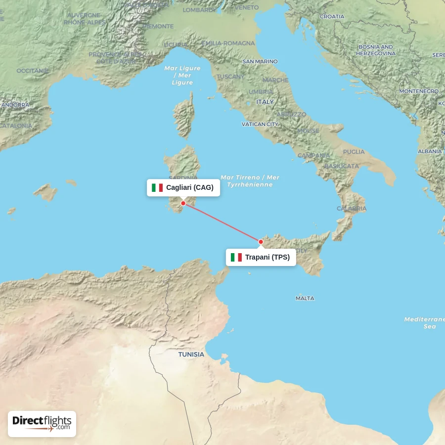 CAG - TPS route map