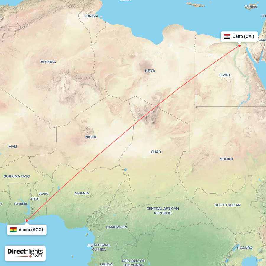 CAI - ACC route map