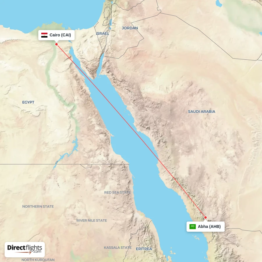 CAI - AHB route map