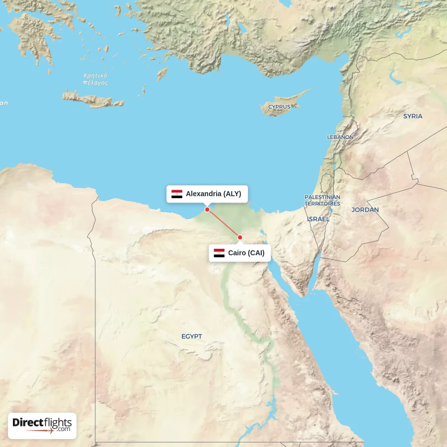 CAI - ALY route map