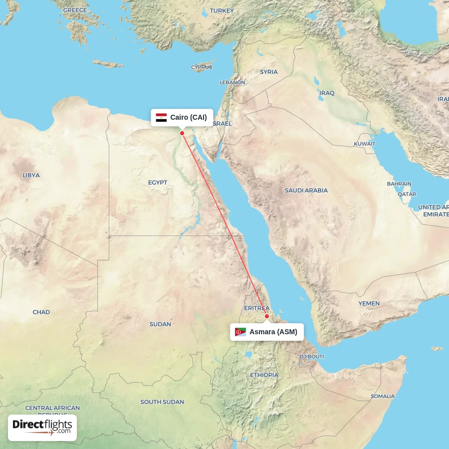 CAI - ASM route map