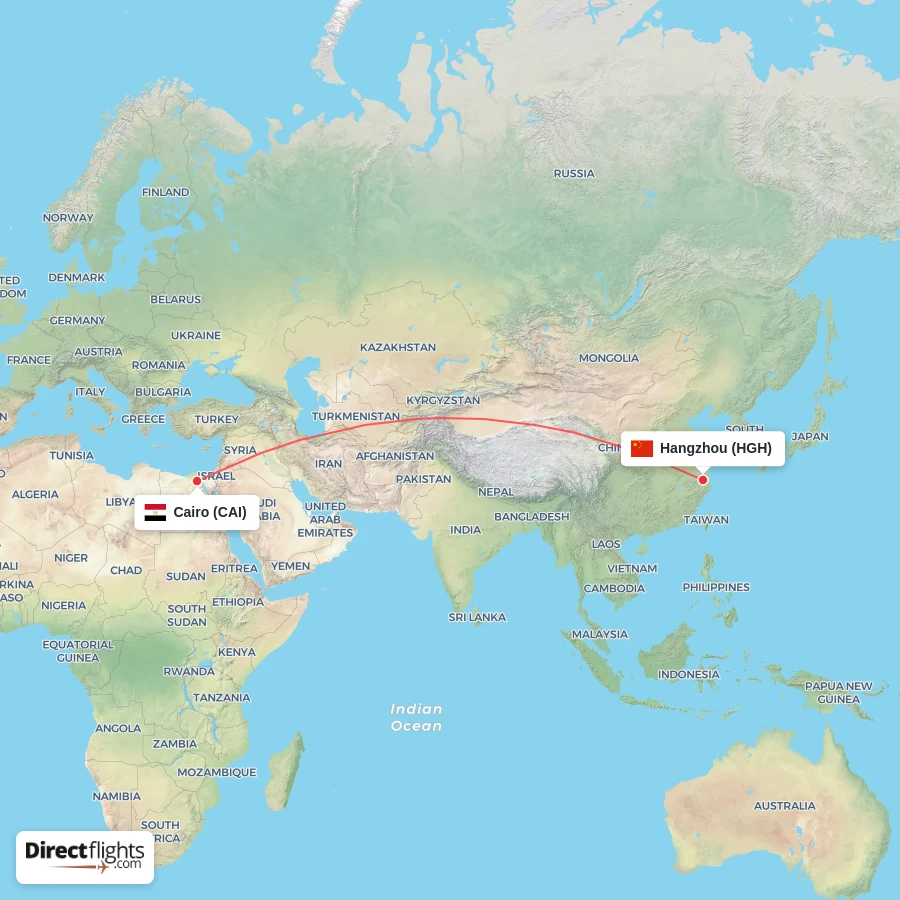 CAI - HGH route map
