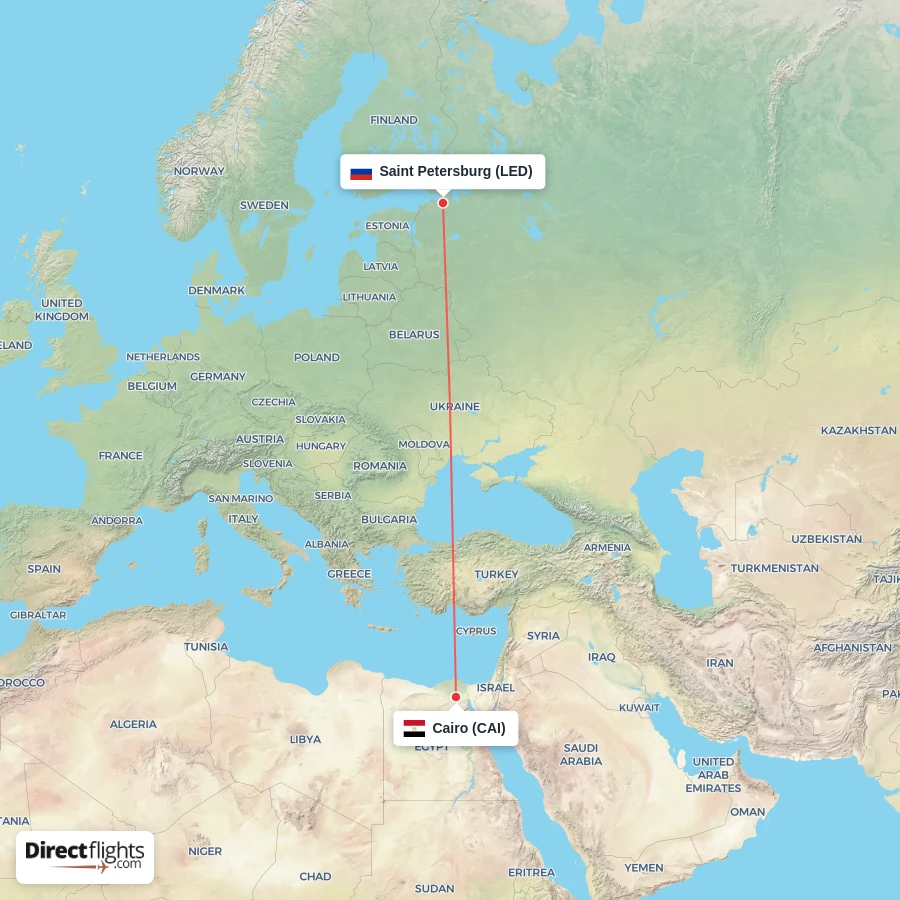 CAI - LED route map
