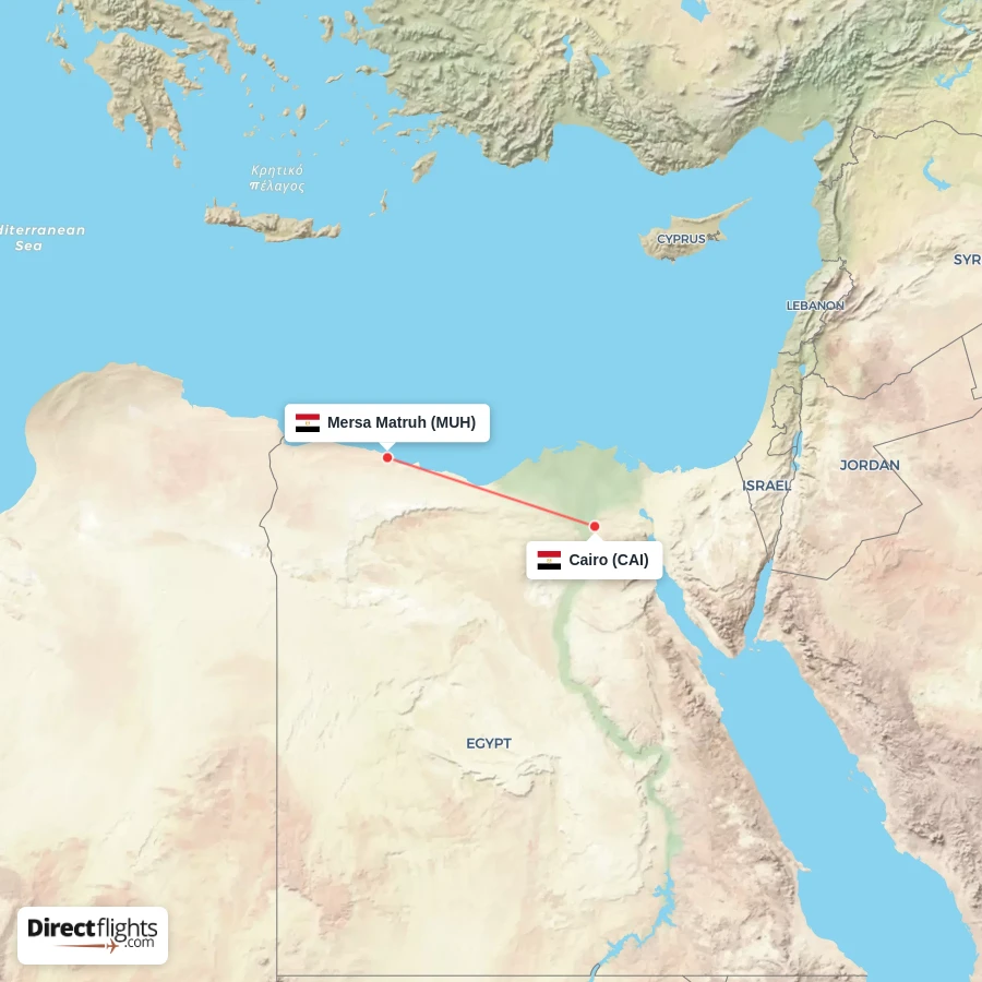 CAI - MUH route map