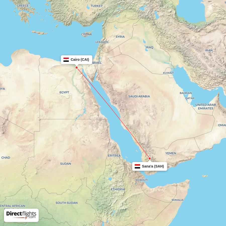 CAI - SAH route map