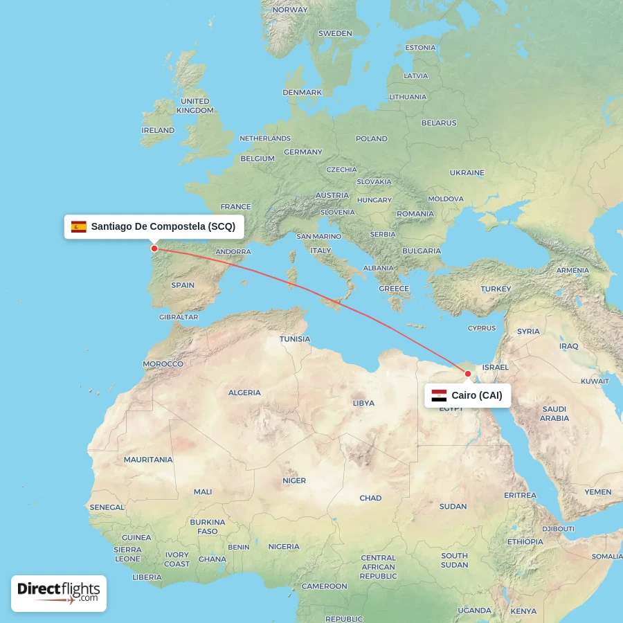 CAI - SCQ route map