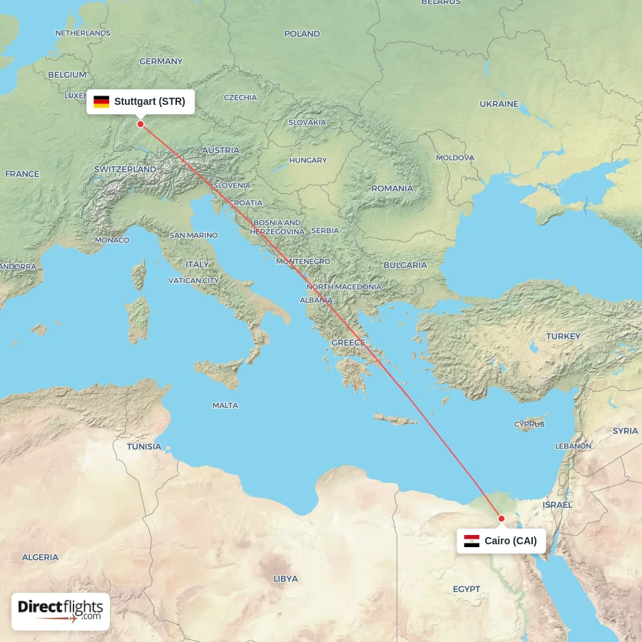 CAI - STR route map