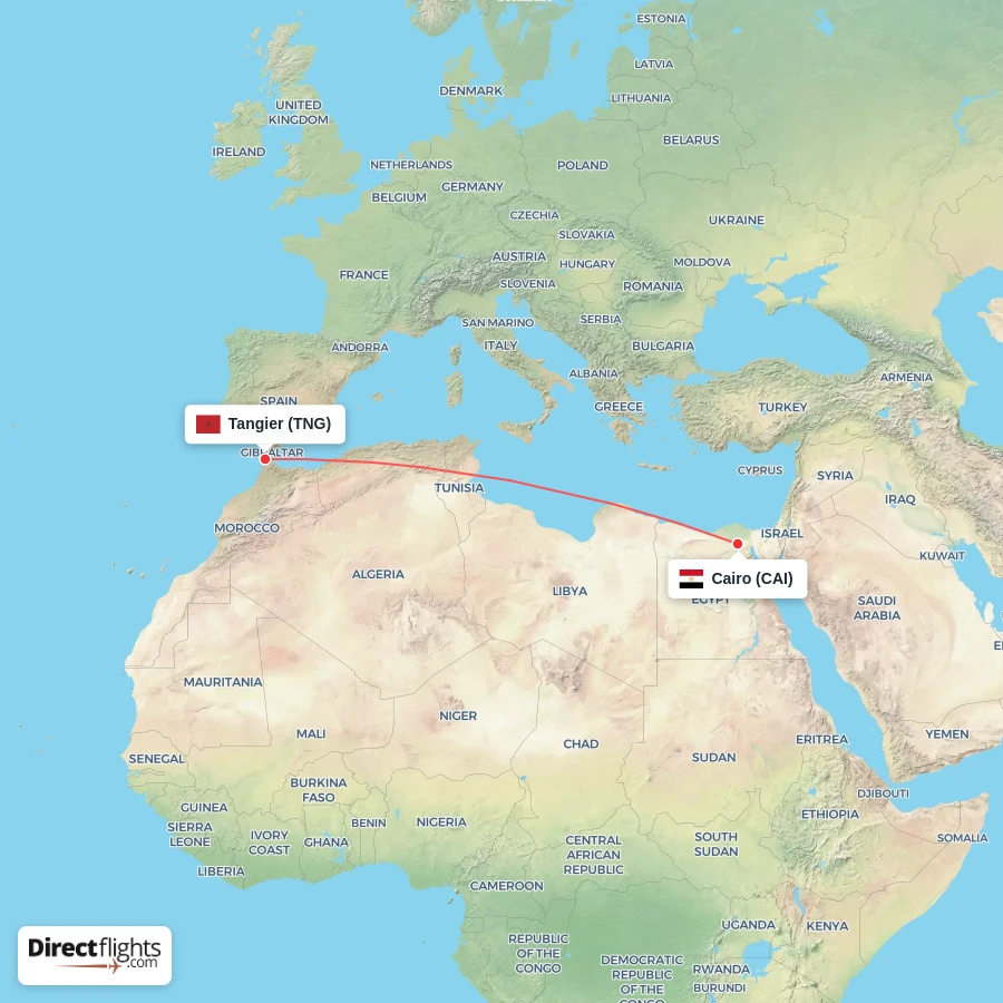 CAI - TNG route map