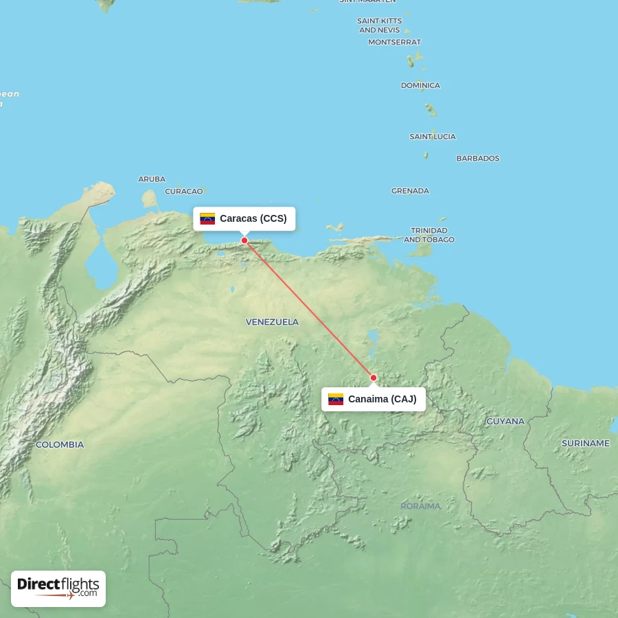 CAJ - CCS route map