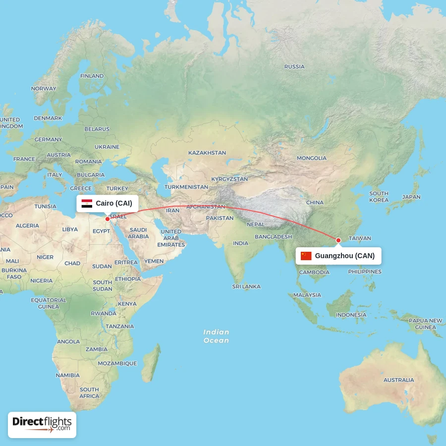 CAN - CAI route map
