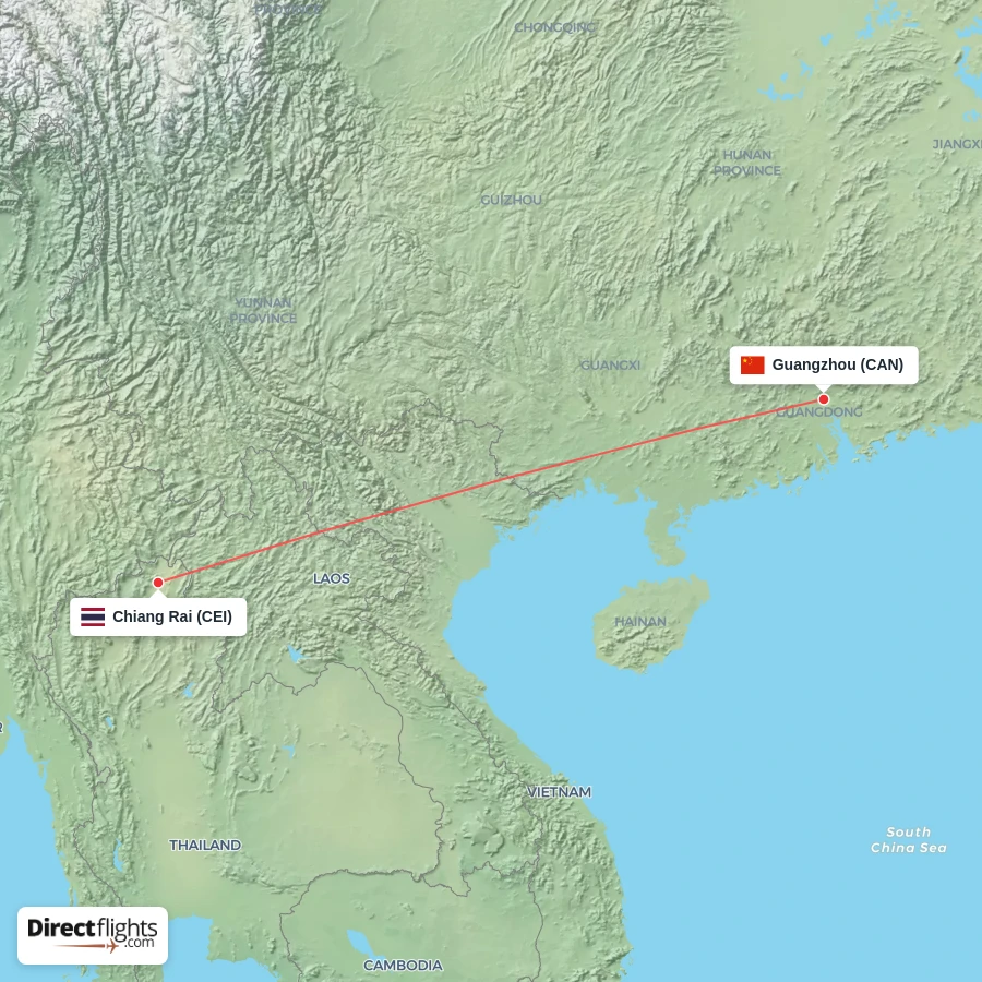 CAN - CEI route map
