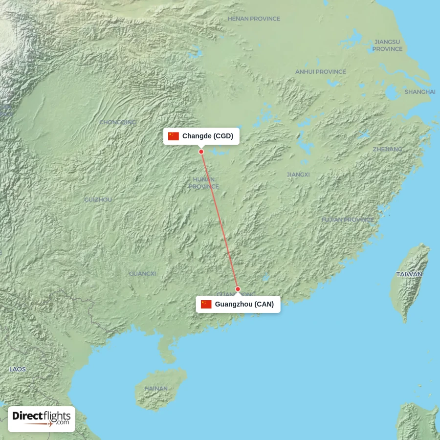 CAN - CGD route map