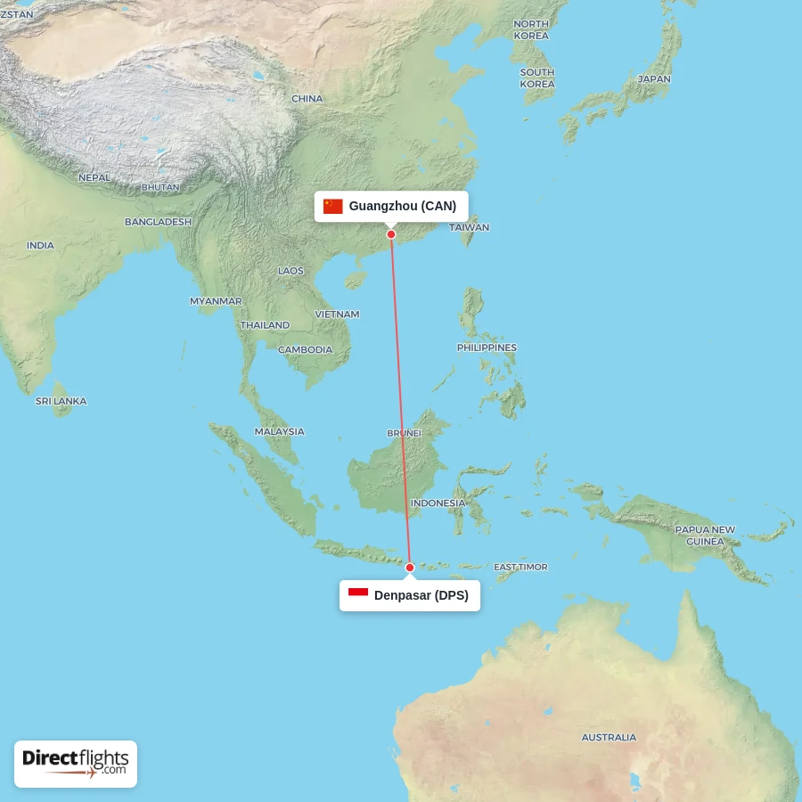 CAN - DPS route map
