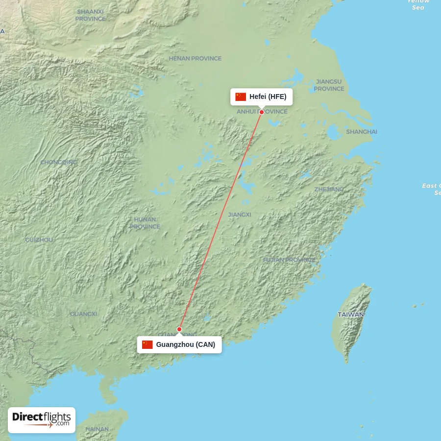 CAN - HFE route map