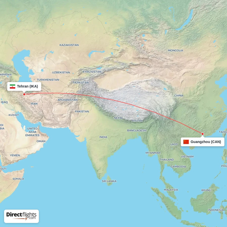 CAN - IKA route map