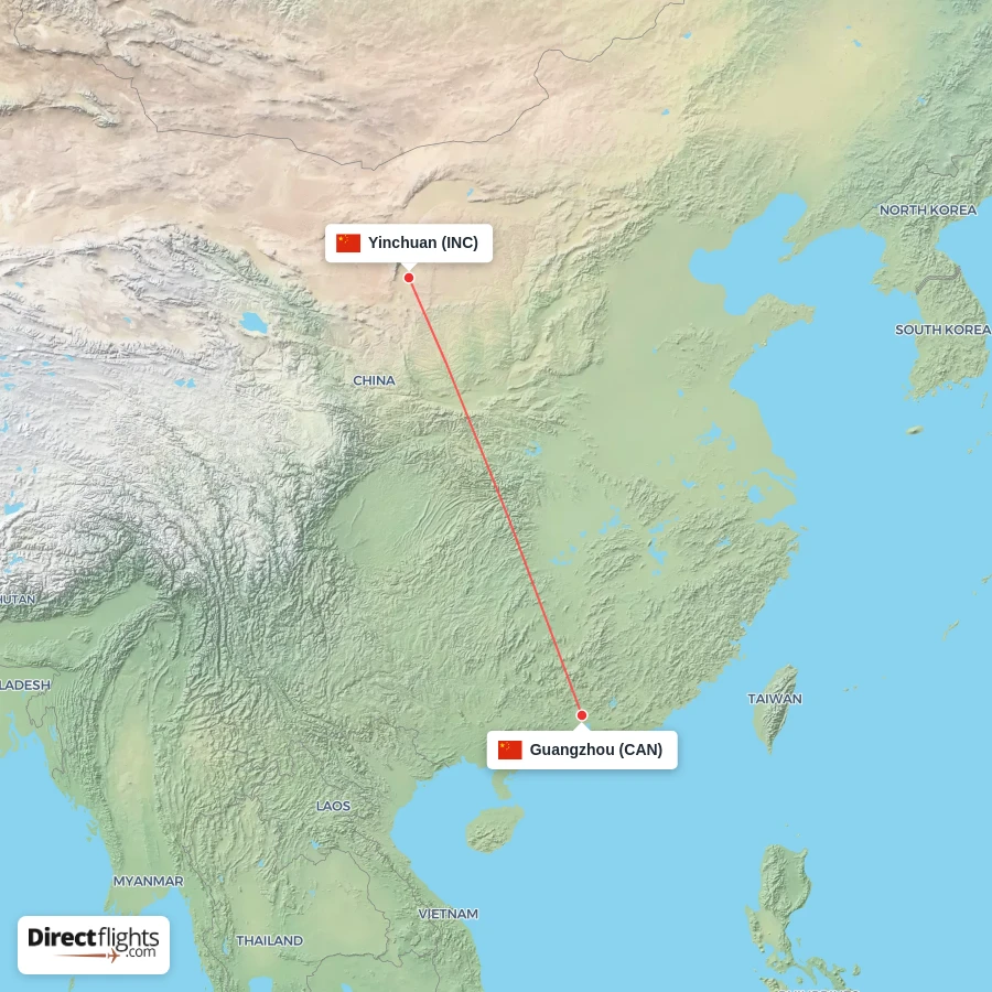 CAN - INC route map