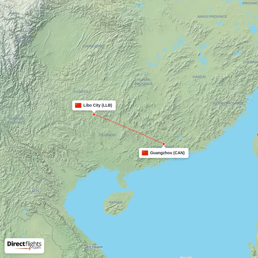 CAN - LLB route map