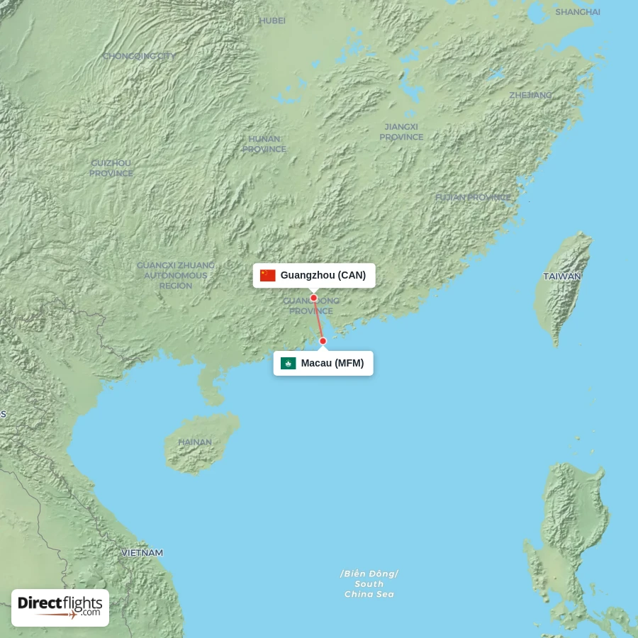 CAN - MFM route map