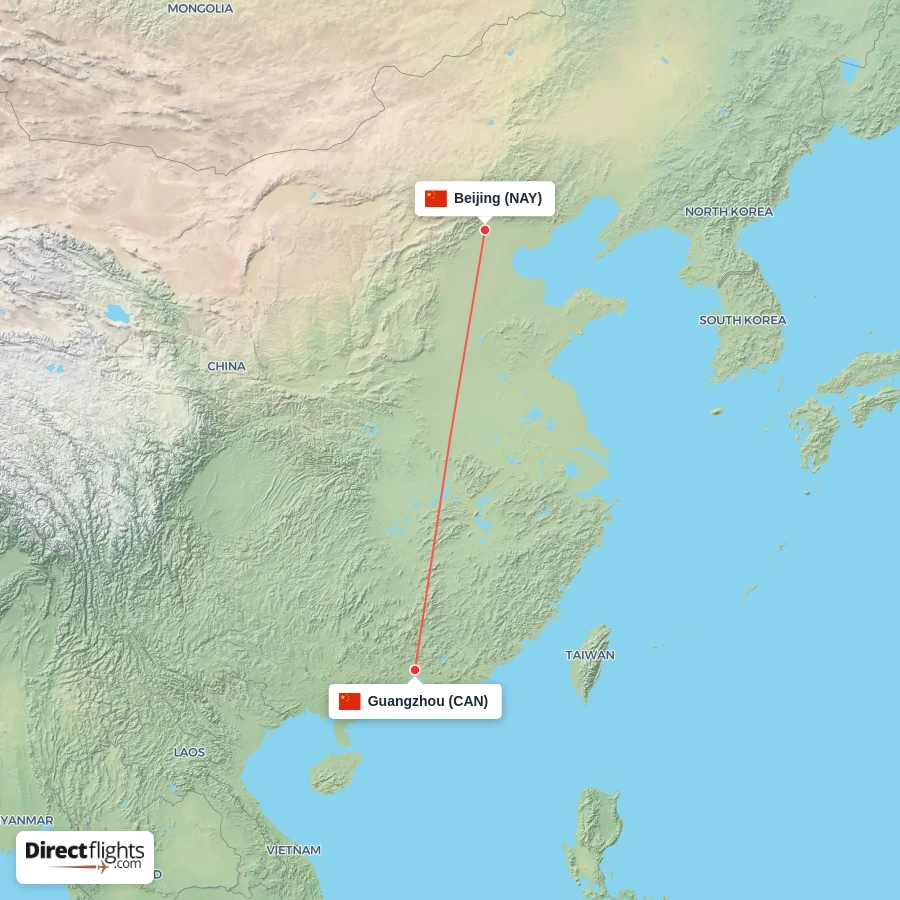 CAN - NAY route map