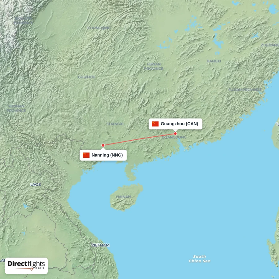 CAN - NNG route map