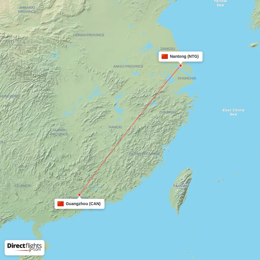 CAN - NTG route map