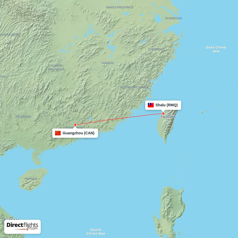 CAN - RMQ route map