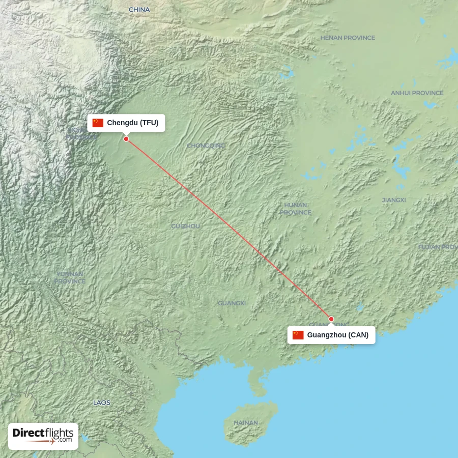 CAN - TFU route map