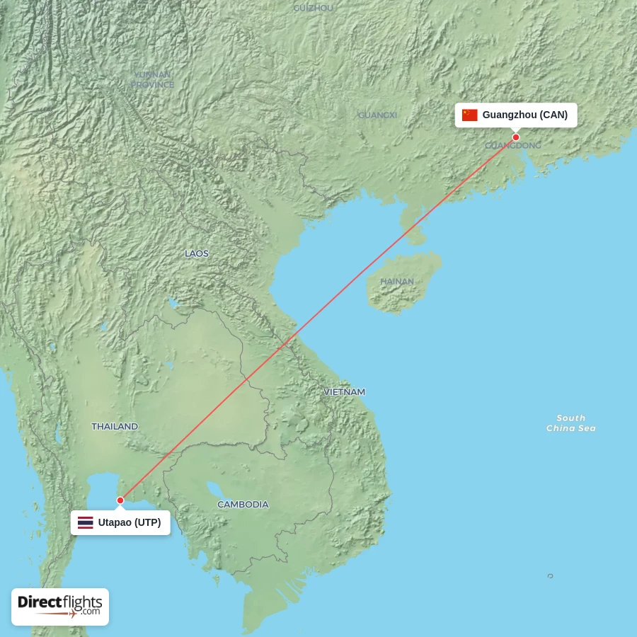 CAN - UTP route map