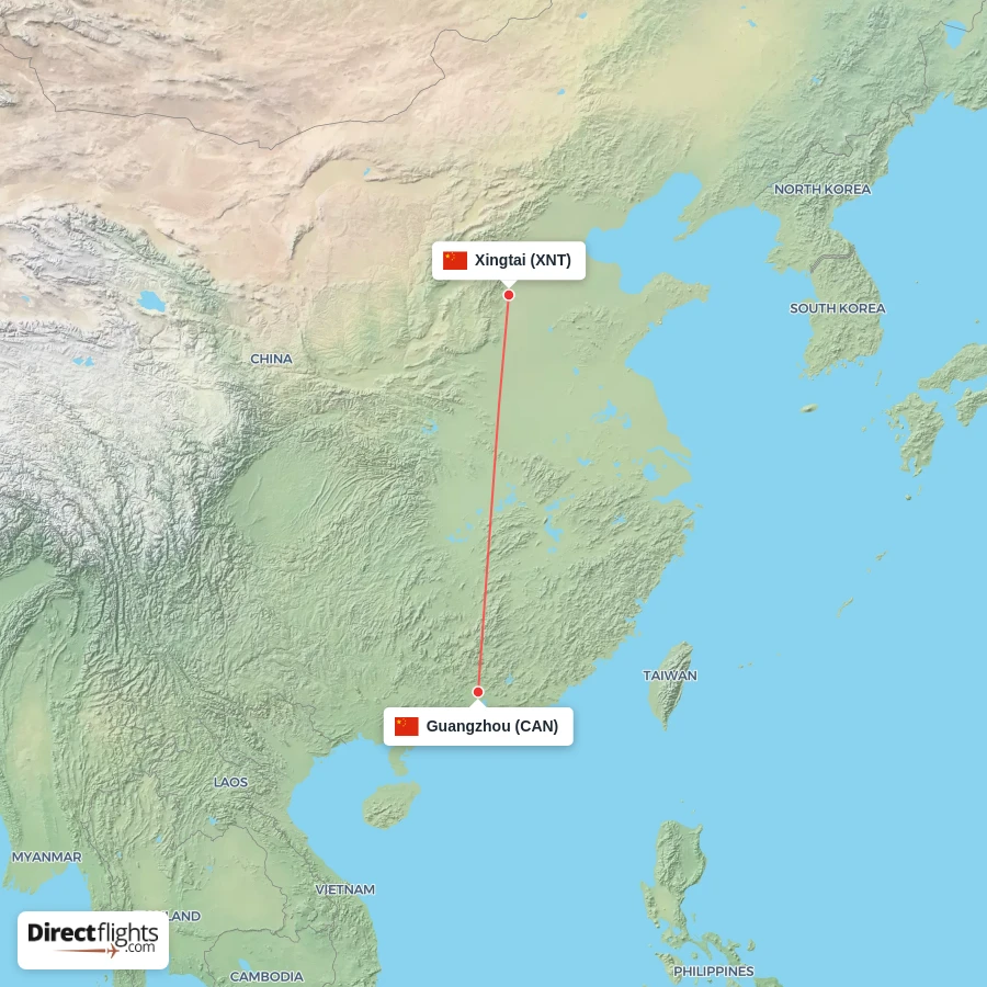 CAN - XNT route map