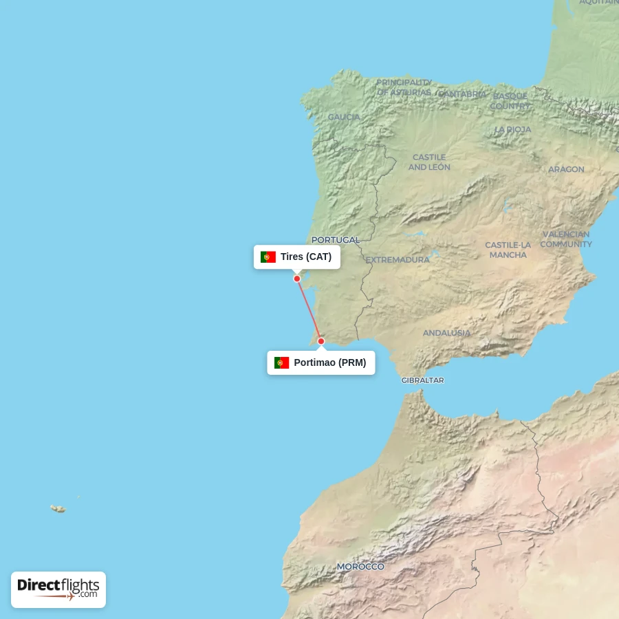 CAT - PRM route map