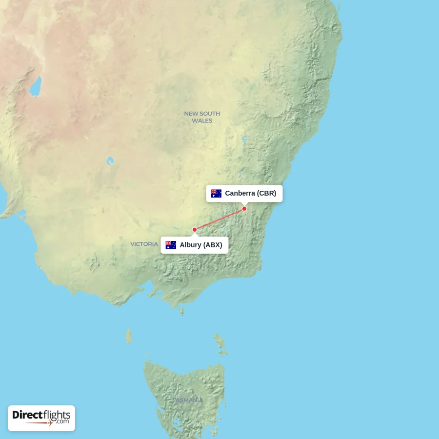 CBR - ABX route map