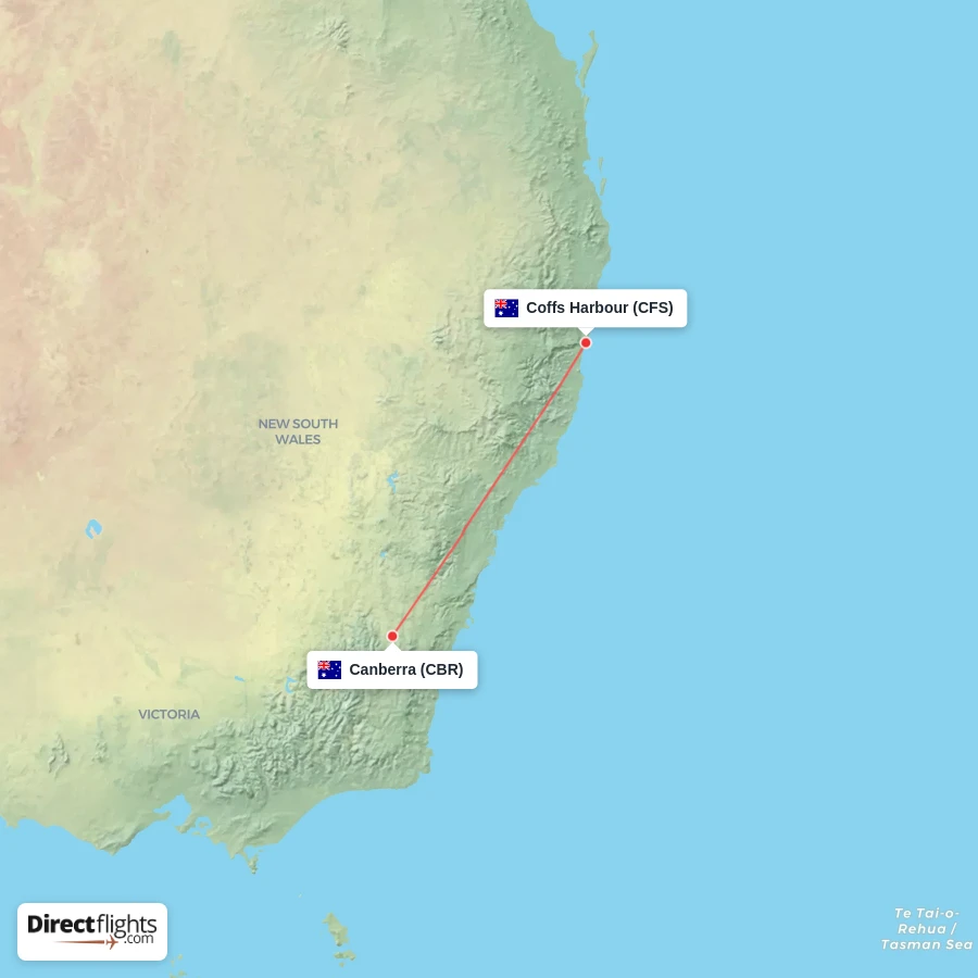 CBR - CFS route map