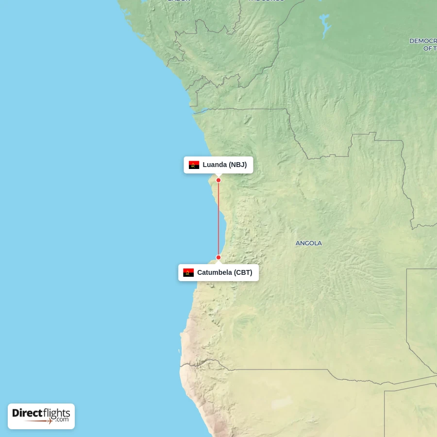 CBT - NBJ route map