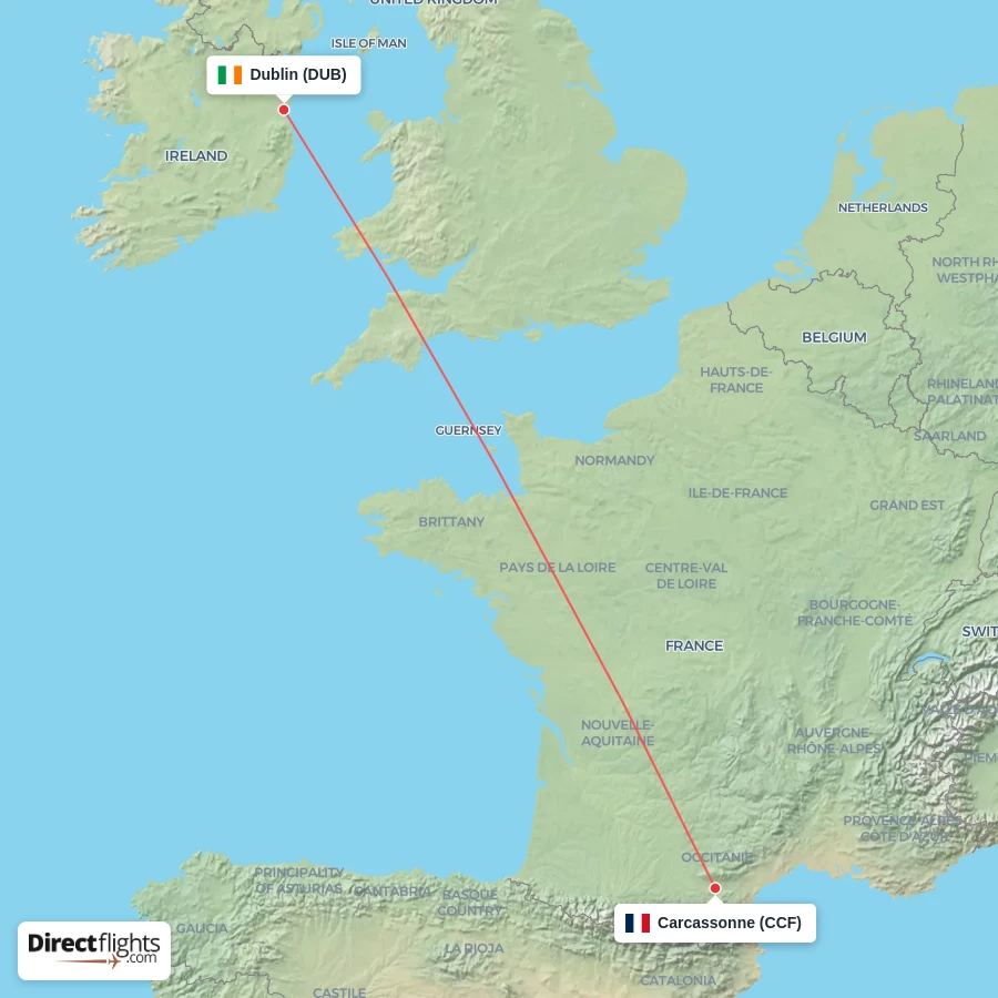 CCF - DUB route map