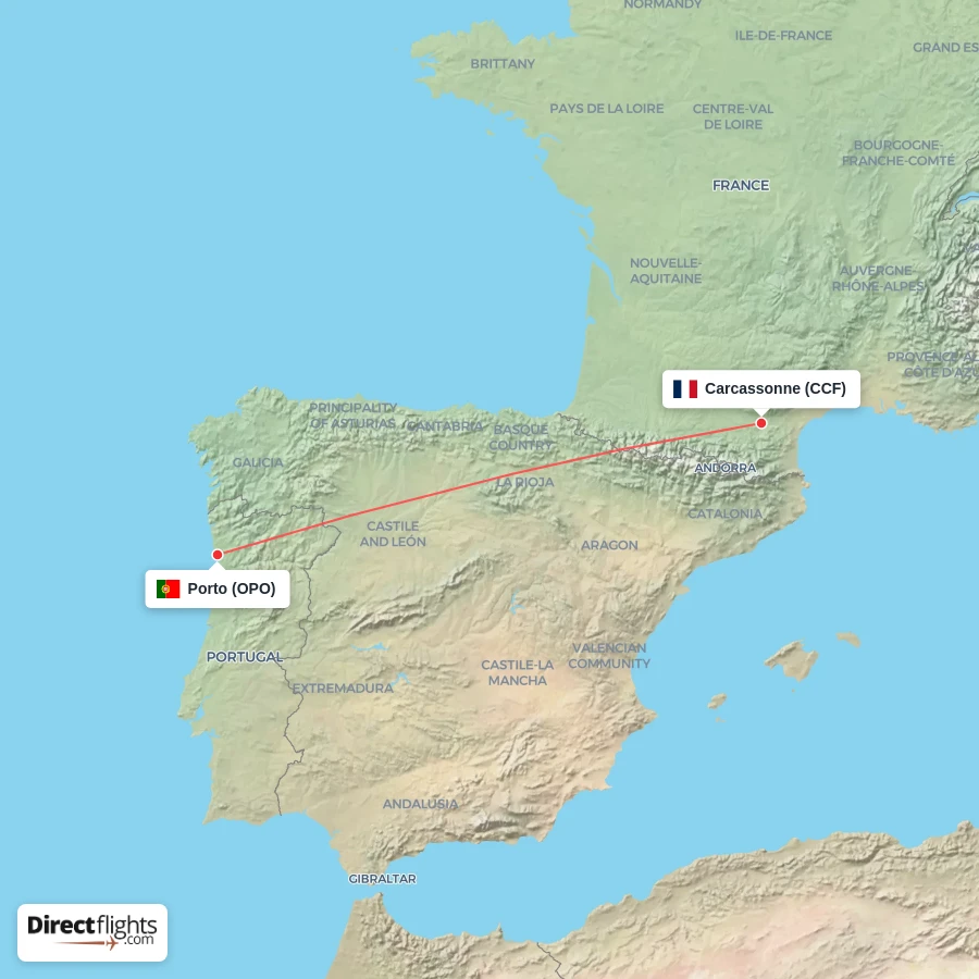 CCF - OPO route map