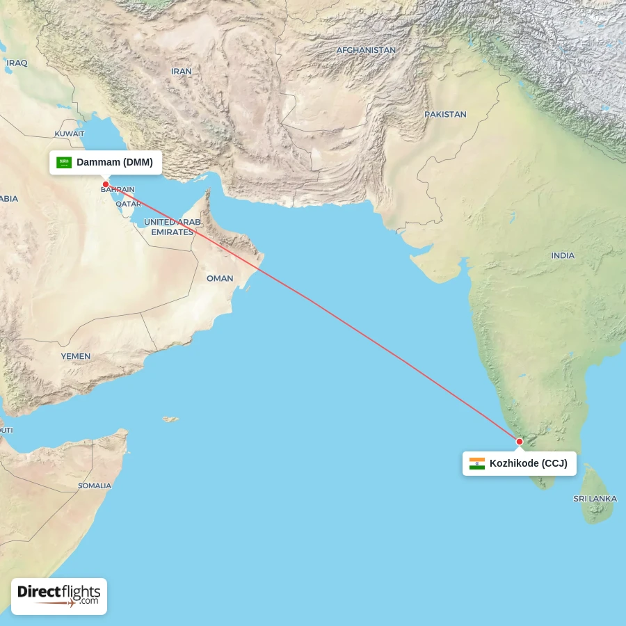 CCJ - DMM route map