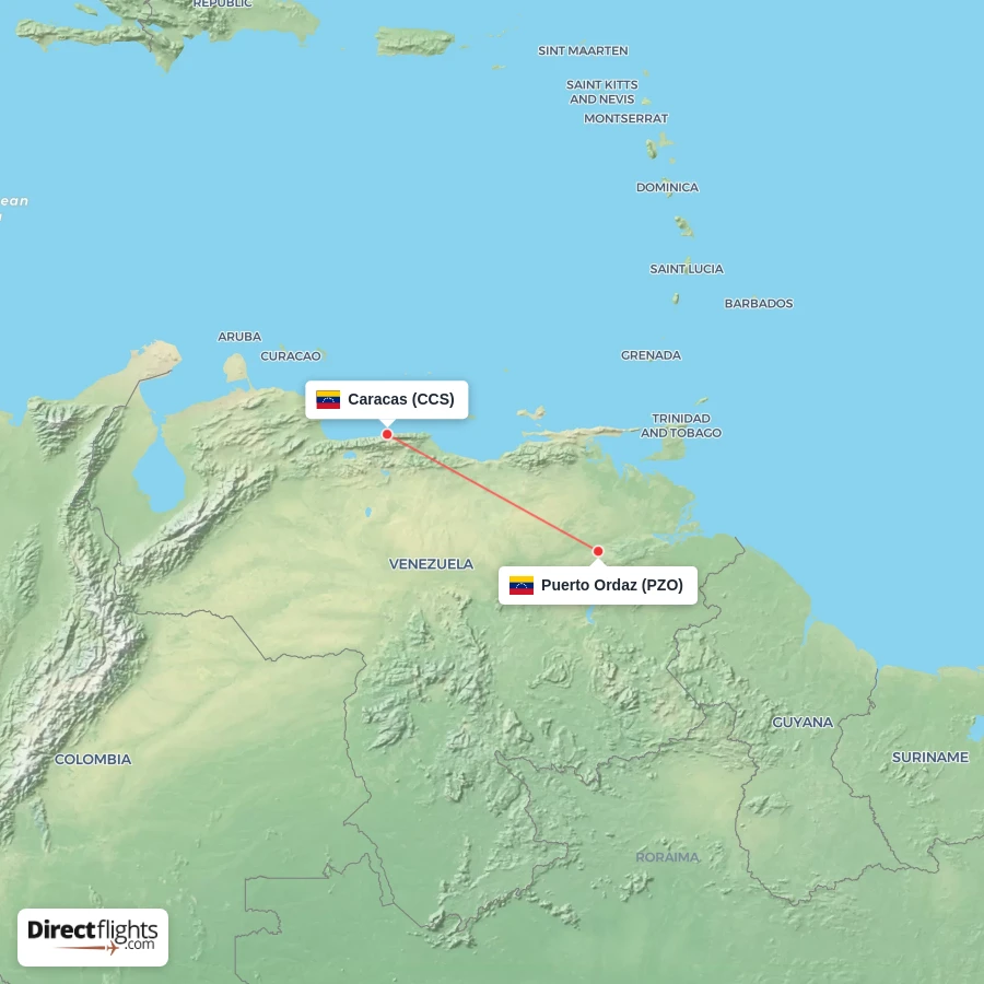 CCS - PZO route map