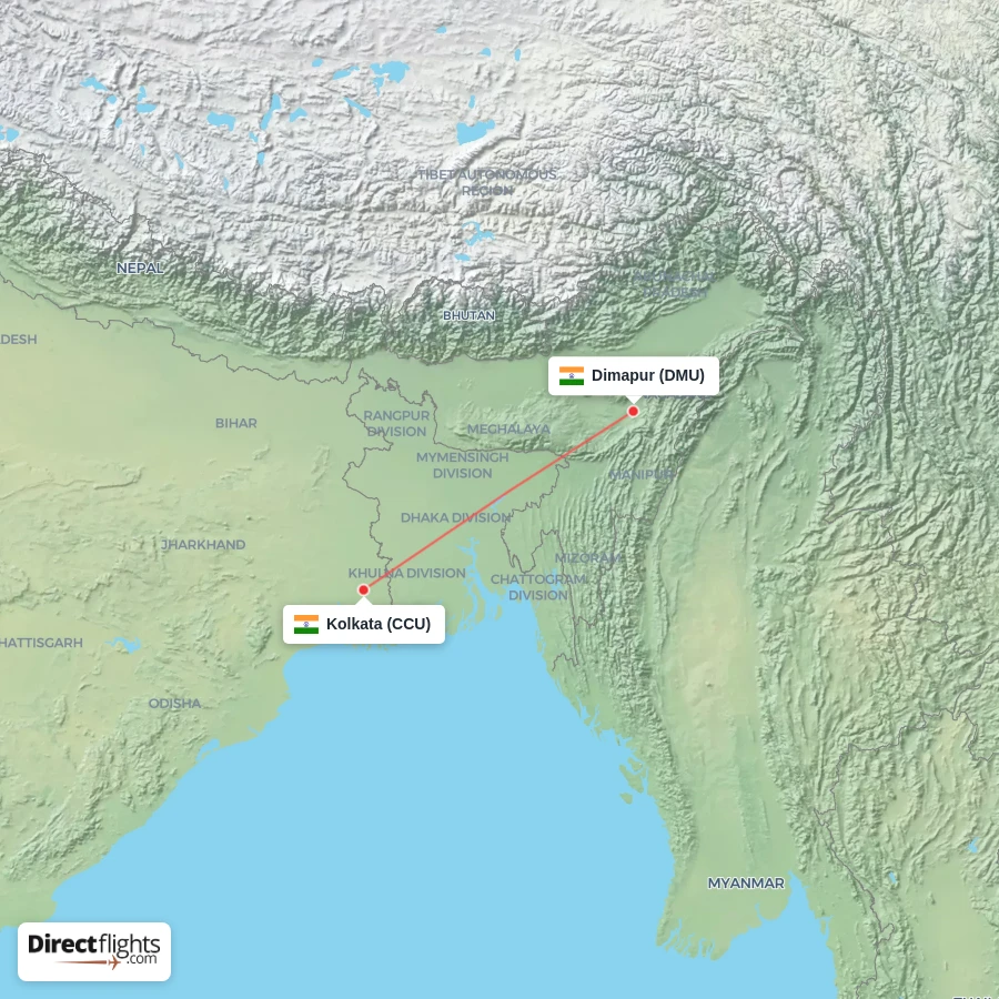 CCU - DMU route map