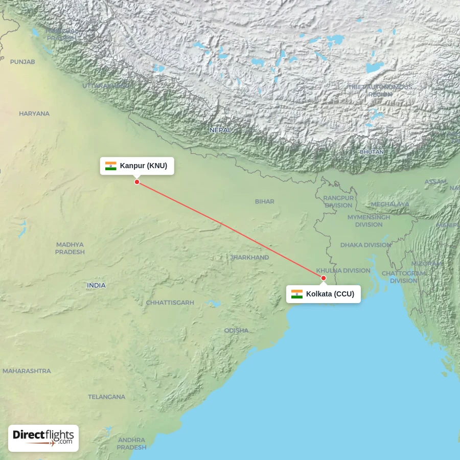 CCU - KNU route map