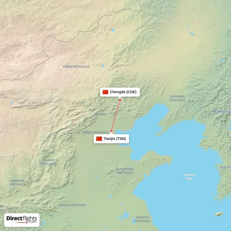 CDE - TSN route map