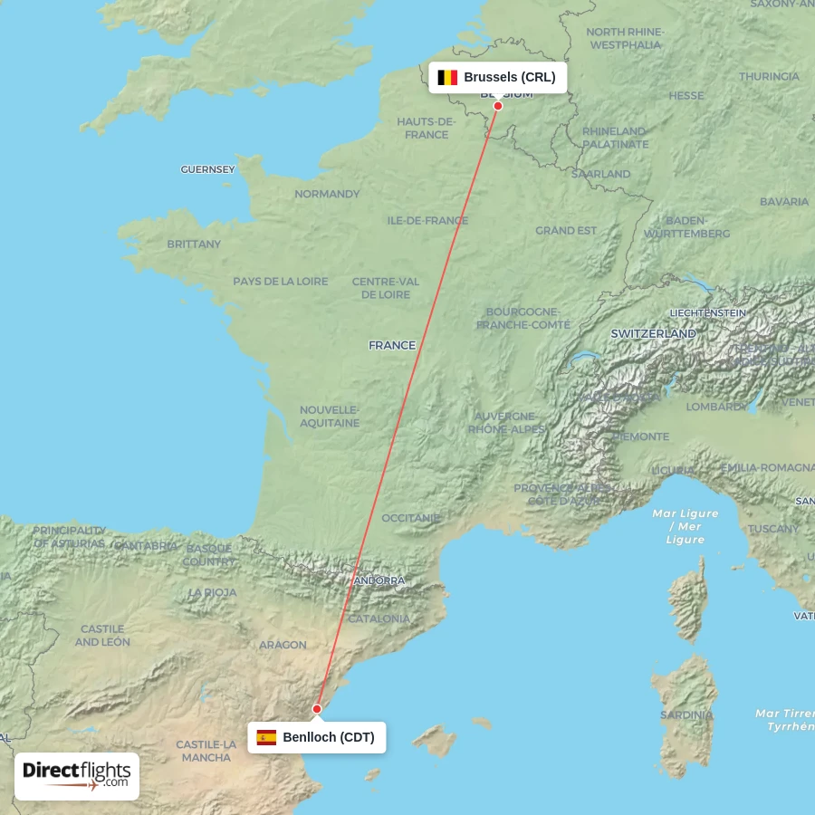 CDT - CRL route map