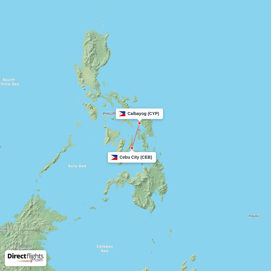 CEB - CYP route map