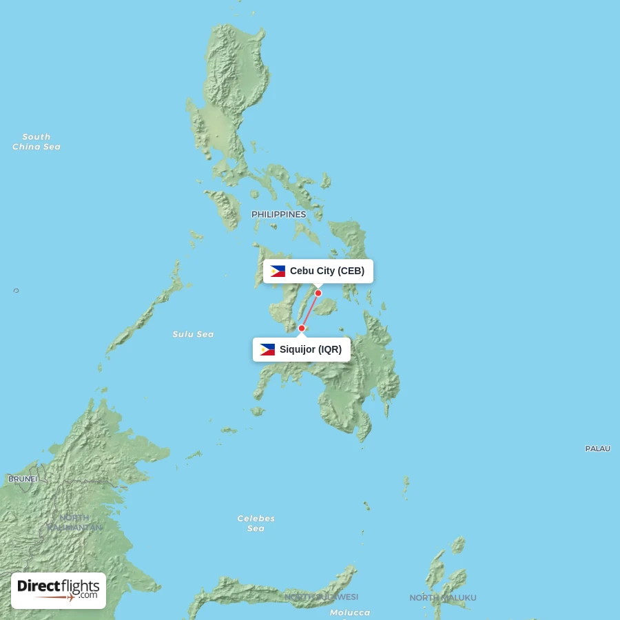 CEB - IQR route map