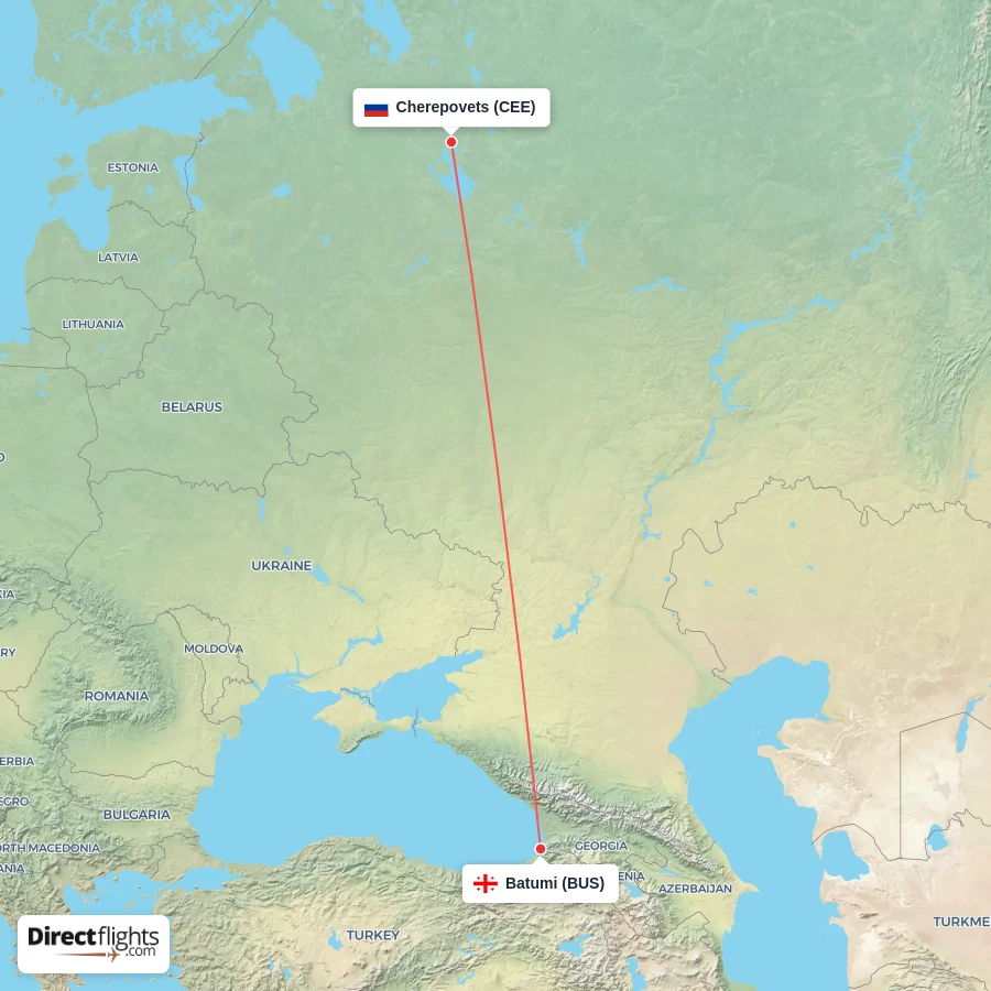 CEE - BUS route map