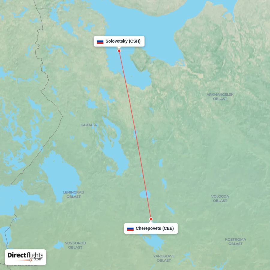 CEE - CSH route map