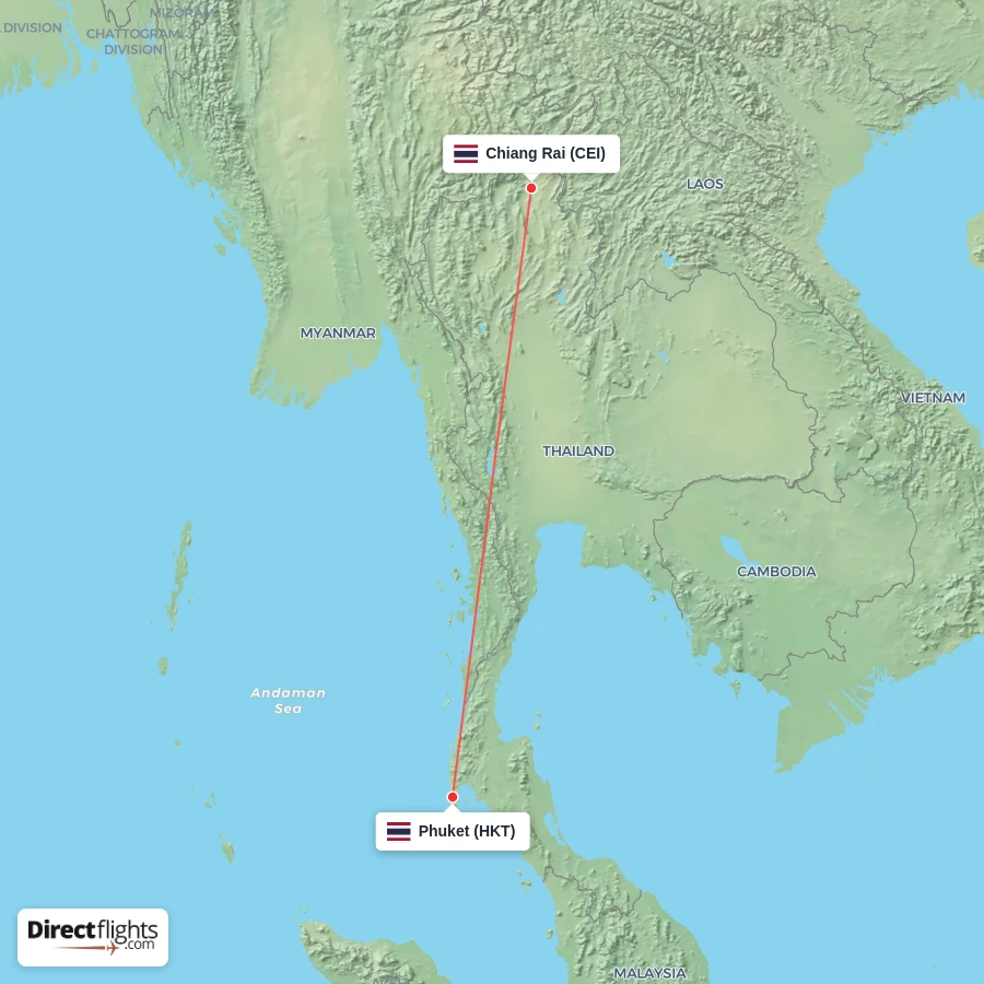 CEI - HKT route map